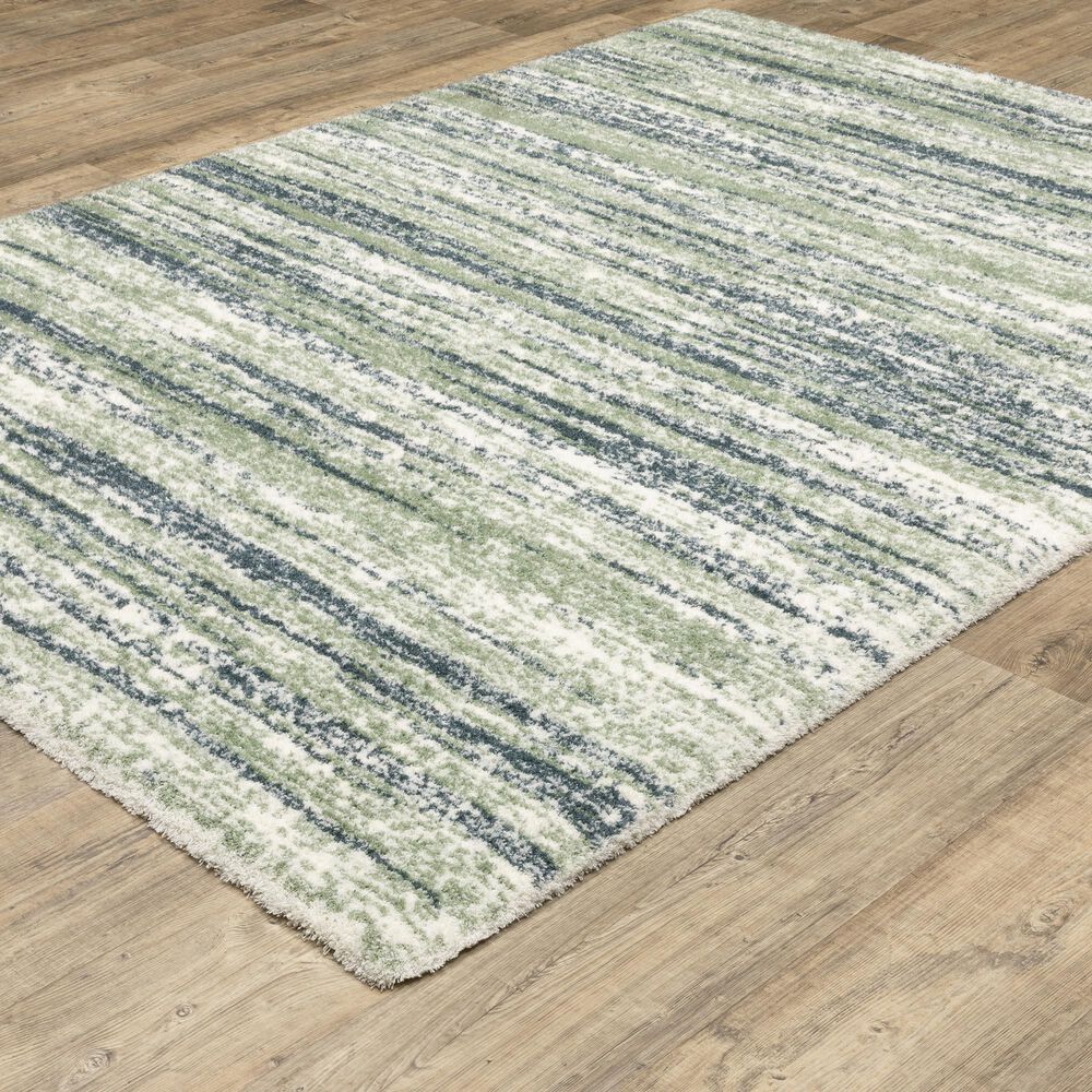 Oriental Weavers Galileo GAL06 Blue and Green 6&#39;7&quot; x 9&#39;6&quot; Area Rug, , large