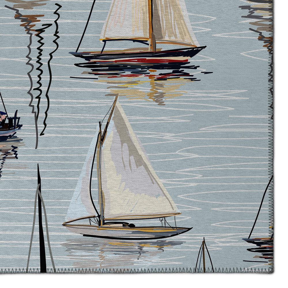 Dalyn Rug Company Harbor 5&#39; x 7&#39;6&quot; Sky Indoor/Outdoor Area Rug, , large