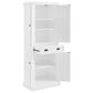 Crosley Furniture Shoreline Pantry in White, , large