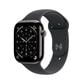 Apple Watch Series 11 (GPS+Cellular) 46mm Titanium Case with Black Sport Band - S/M - Slate - (2025), , large