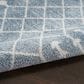 Nourison Astra Machine Washable 2"2" x 10" Blue Runner, , large