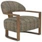 Century Leer Accent Chair in Multicolor and Green, , large