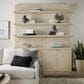 Hooker Furniture Cascade Bookcase Base and Hutch in Taupe, , large