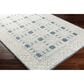 Surya Louvre LOU-2300 8" x 10" Navy, Cream and Ice Blue Area Rug, , large