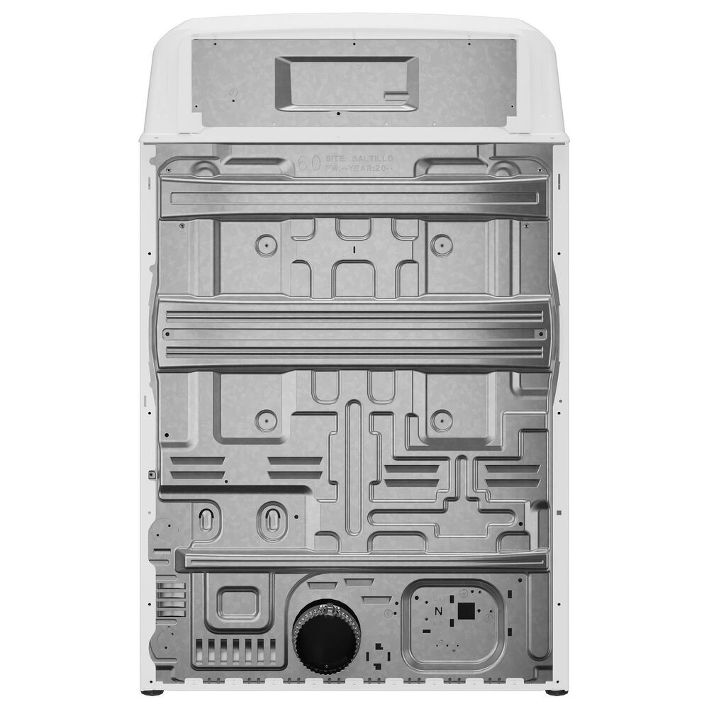 GE Appliances 6.2 Cu. Ft. Gas Dryer in White and Silver Matte, , large