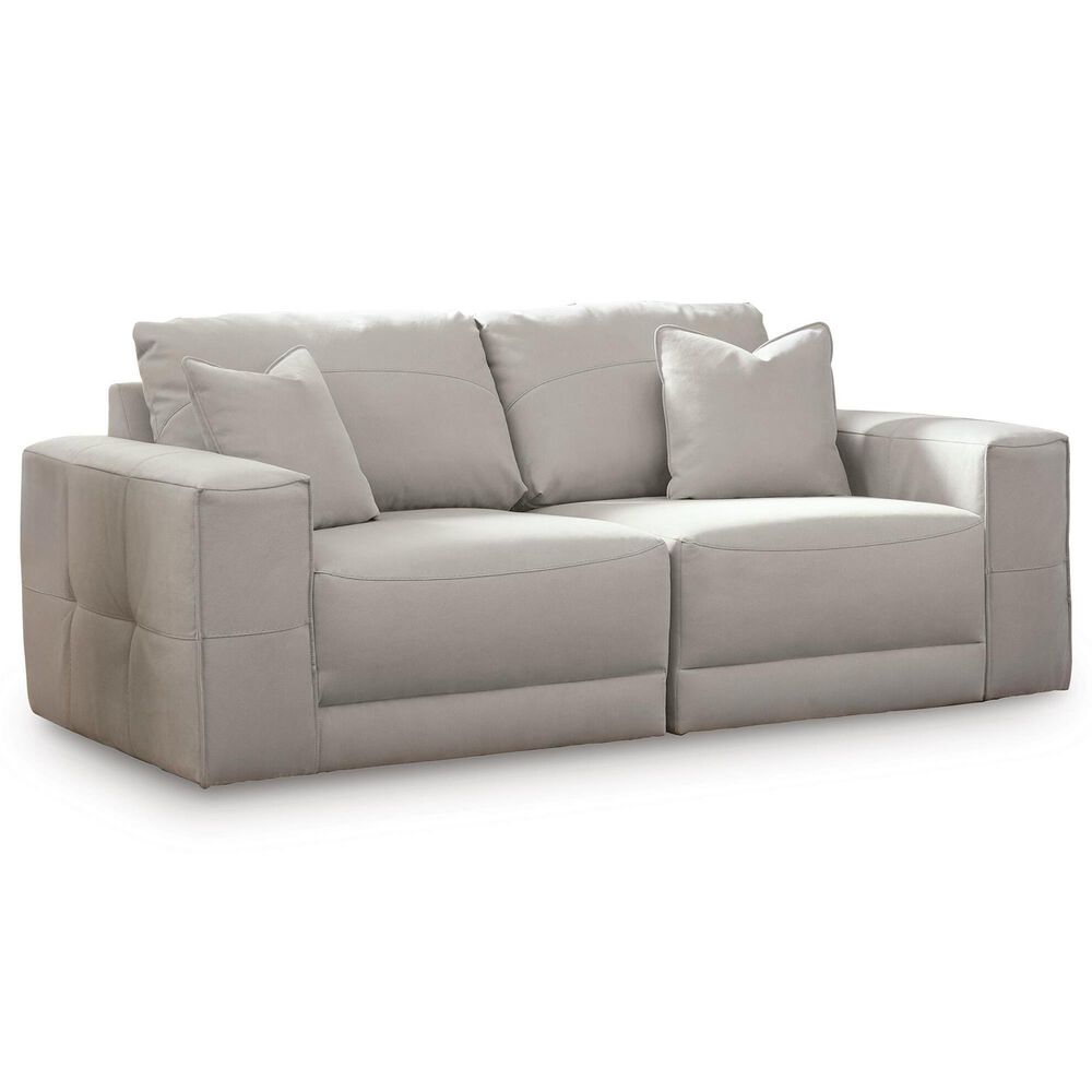 Ashley Next-Gen Gaucho 2-Piece Symmetrical Loveseat in Gray, , large