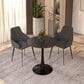 Leisuremod Bristol 24" Round Dining Table with MDF Top in Black - Table Only, , large
