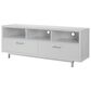 Pacific Landing TV Console with Metal Base in White, , large