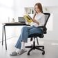 HOMLUX Swivel Ergonomic Office Chair with Headrest Lumbar Support in Black, , large