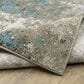Oriental Weavers Venice Rimini 2"3" x 7"6" Blue and Beige Runner, , large