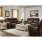 Ashley Gravier Power Reclining Loveseat with Console and Adjustable Headrest in Cordova, , large