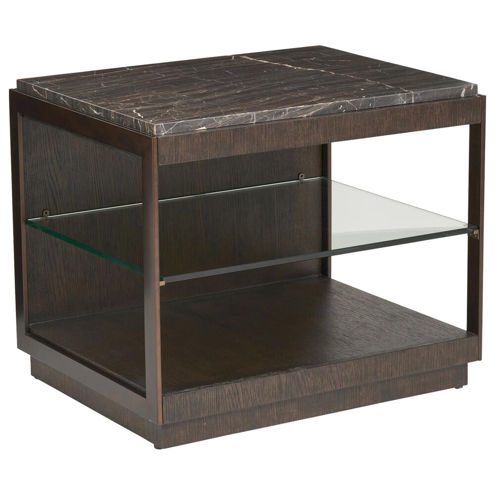 Lexington Furniture Summit End Table in Dark Mocha Canyon and Alpine, , large
