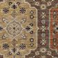Dalyn Rug Company Silk Road Chocolate, Ivory, Gold, Copper, Gray, Taupe and Blue 2"6" x 3"10" Area Rug, , large