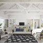 Dalyn Rug Company Seabreeze SZ13 9" x 12" Black Area Rug, , large