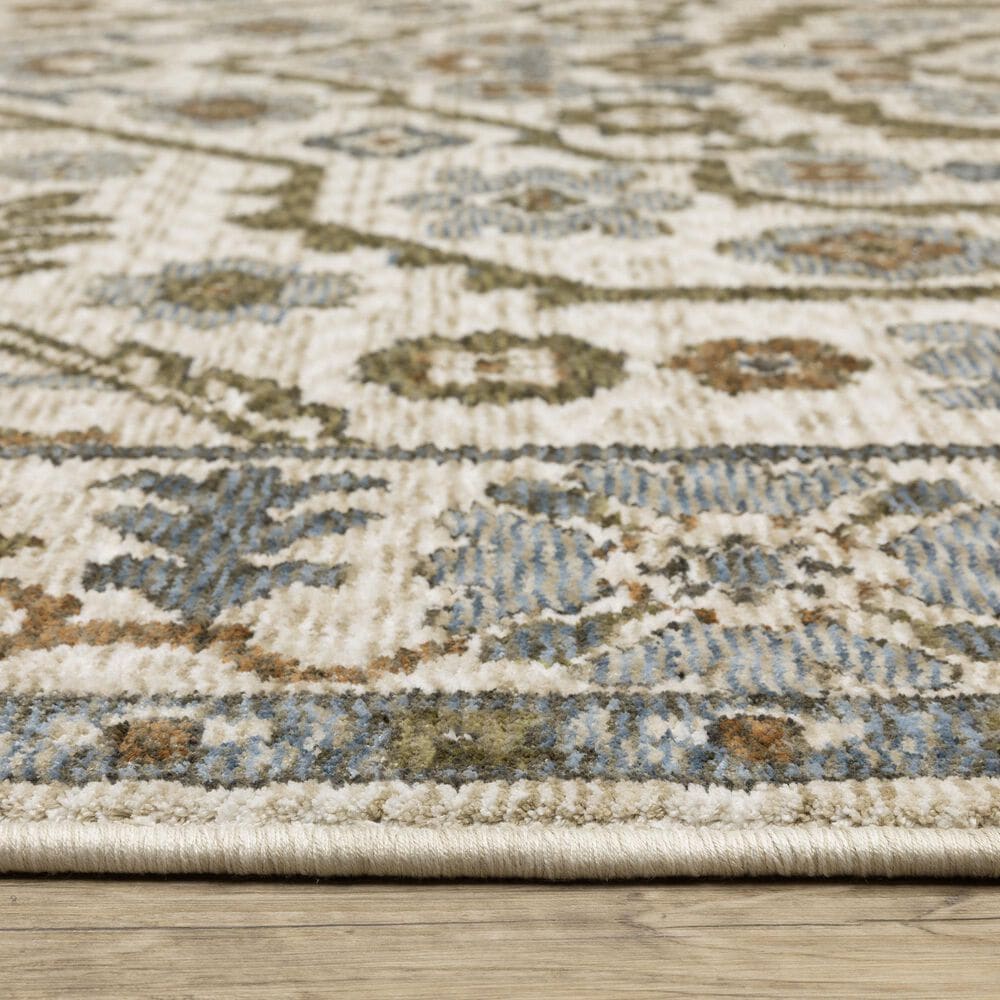 Oriental Weavers Hastings HA02I 9&#39;10&quot; x 12&#39;10&quot; Blue Area Rug, , large