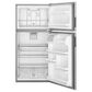 Maytag 18 Cu. Ft. 30-In Wide Top Freezer Refrigerator With PowerCold Feature in Stainless Steel, , large