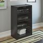 CorLiving Cranley Component Stand in Ravenwood Black, , large