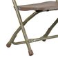Flash Furniture Timmy Kids Folding Chair in Gold and Brown (Set of 2), , large