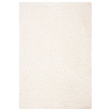 Safavieh August Shag AUG200C 8" x 10" Ivory Area Rug, , large