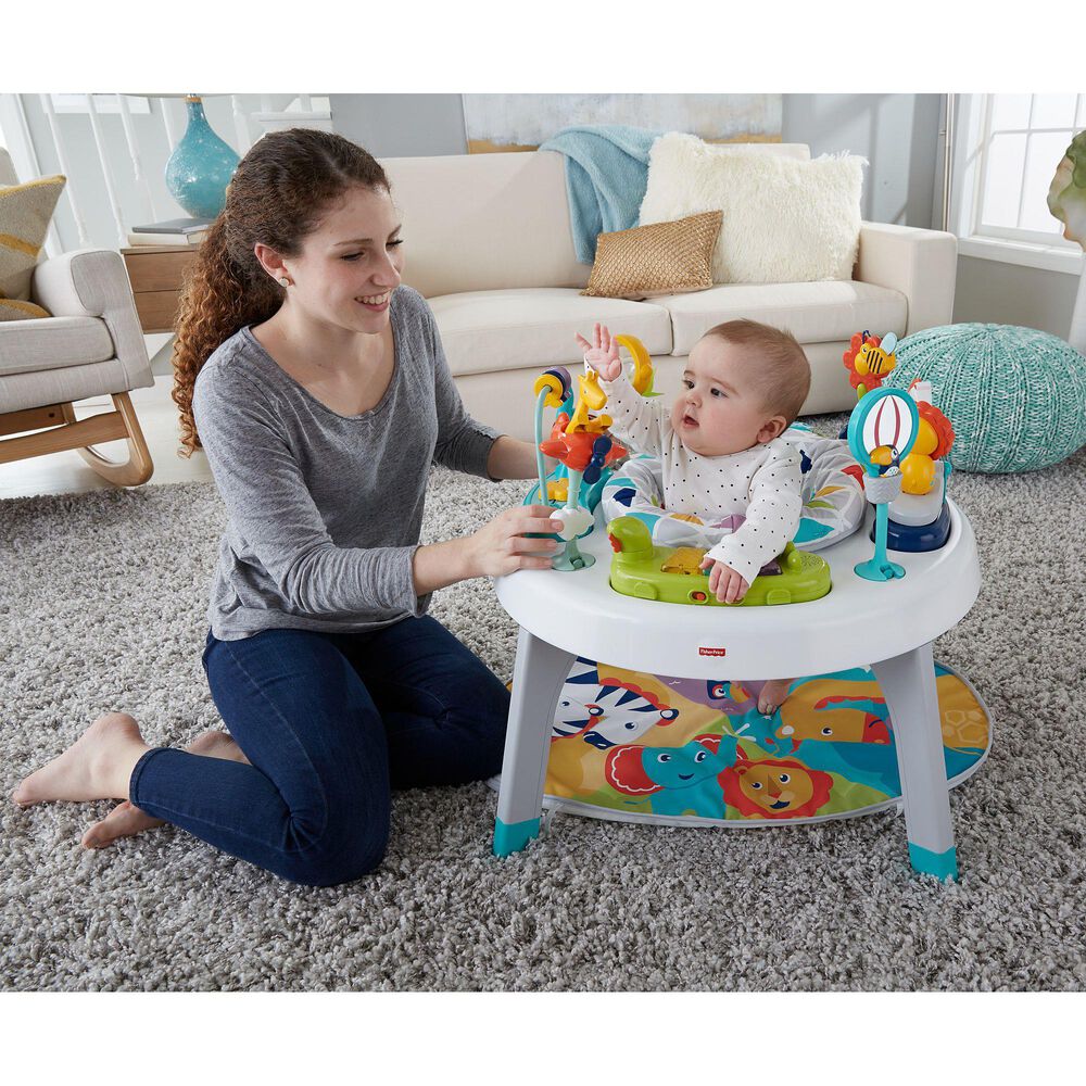 Fisher Price 3-In-1 Sit-To-Stand Animal - Themed Activity Center, , large