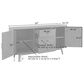 Crosley Furniture Lucas Sideboard in Gray, , large