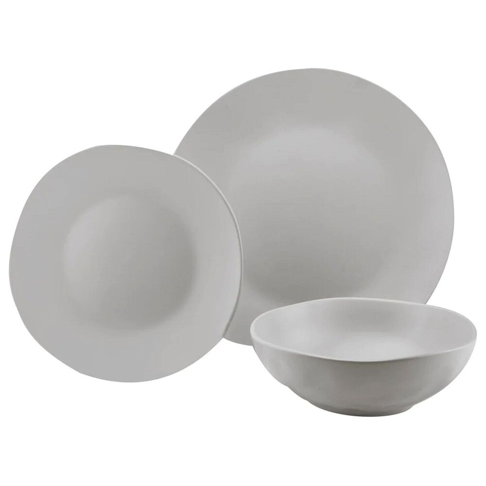 Godinger Silver Aspero 12-Piece Dinnerware Set in White, , large