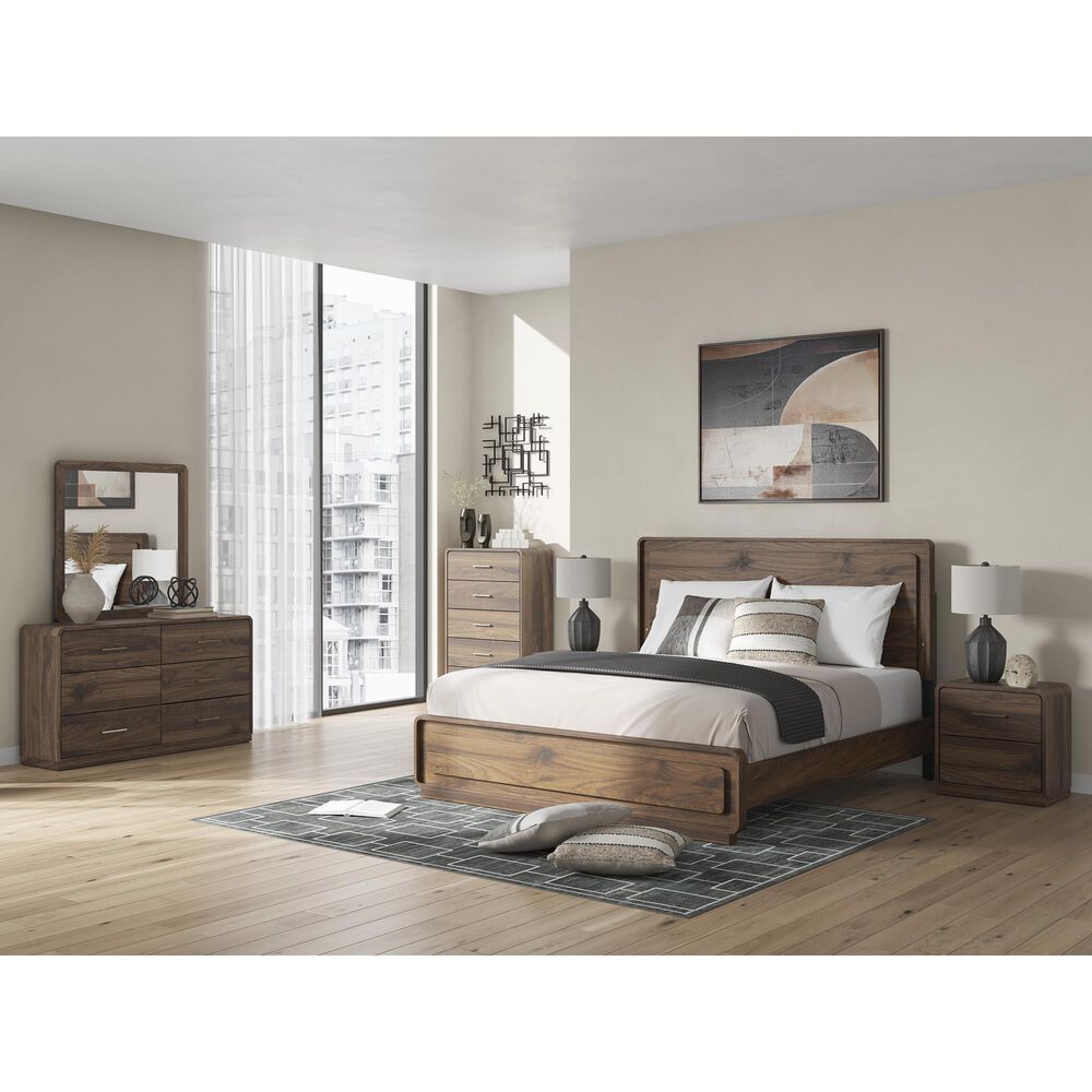 Ashley Fortlorn 2-Drawer Nightstand in Walnut Brown, , large
