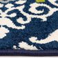 Central Oriental Trisha Yearwood Renew Centerville 7"10" x 9"10" Snow and Sapphire Area Rug, , large