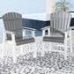 Ashley Transville Patio Arm Chair in Gray and White (Set of 2), , large