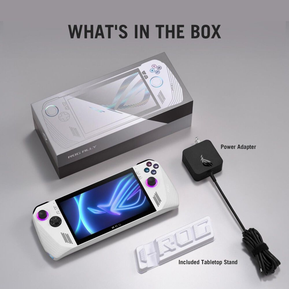 ASUS ROG Ally Gaming Console in White, , large