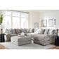 Ashley Aslan Court Storage Ottoman in Flax, , large