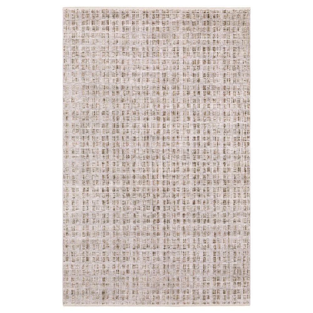 Oriental Weavers Branigan BRG07 Beige and Gold 5"3" x 7"6" Area Rug, , large