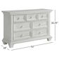 Oxford Baby Weston 7-Drawer Dresser Vintage White, , large