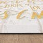 Mohawk Dri-Pro Deluxe Lettered Joy 1"6" x 2"6" Multicolor Door Mat, , large