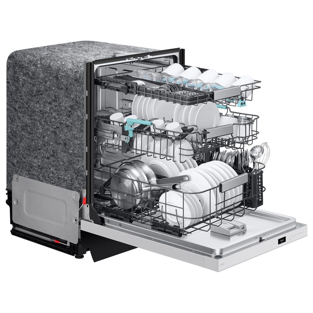 Samsung 24&quot; Bespoke  Smart Dishwasher with 3rd Rack Washing System in White Glass, , large