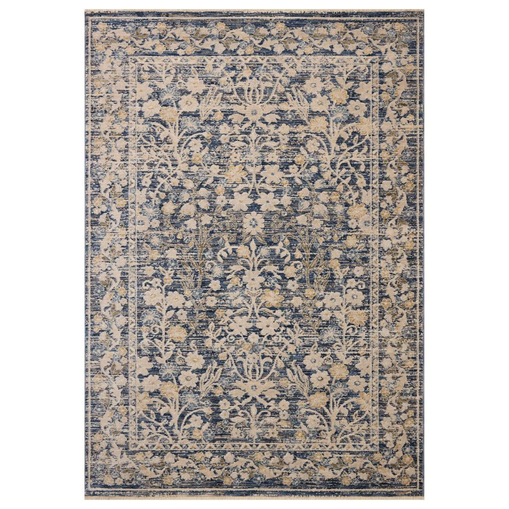 Loloi Clarisse Blue and Beige 11"6" x 15"7" Area Rug, , large