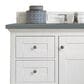 James Martin Vanities Palisades 48" Single Bathroom Vanity in Bright White with 3 cm Charcoal Soapstone Quartz Top and Rectangular Sink, , large