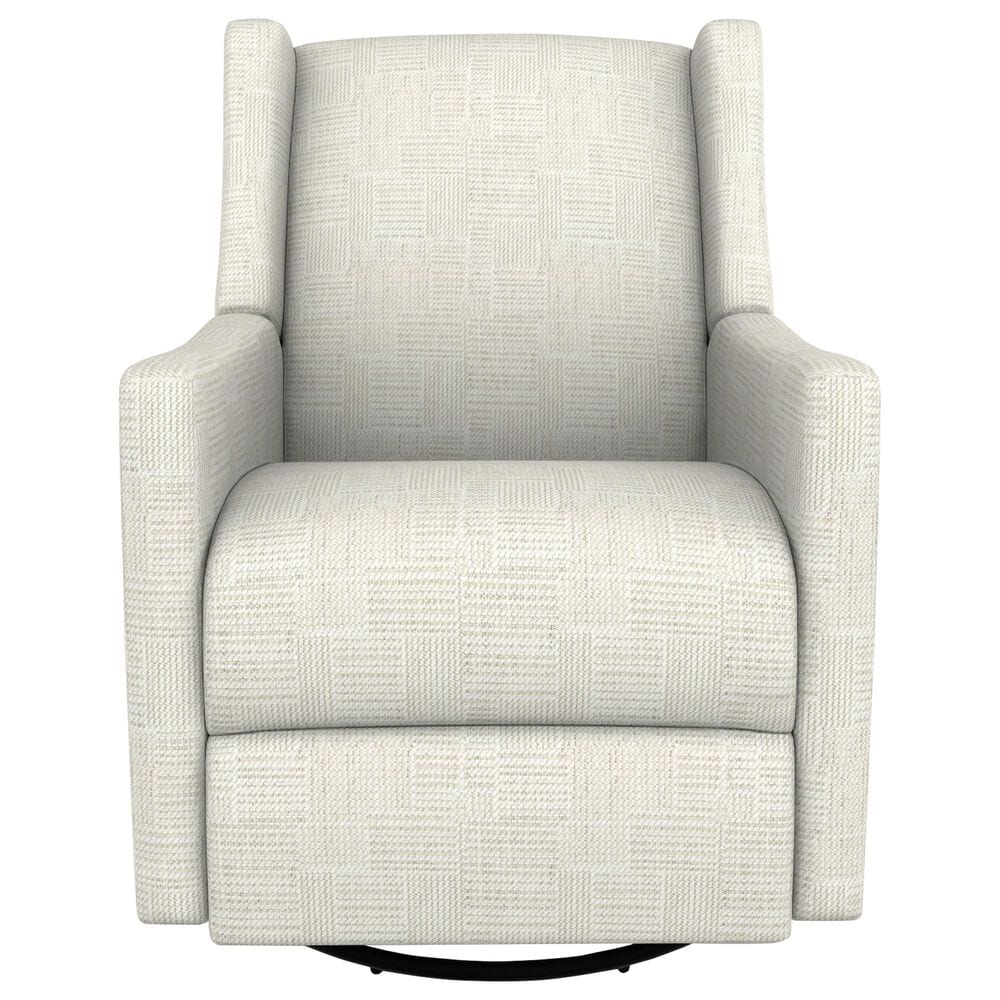 Best Home Furnishings Lillian Swivel Glider Recliner in Snow, , large
