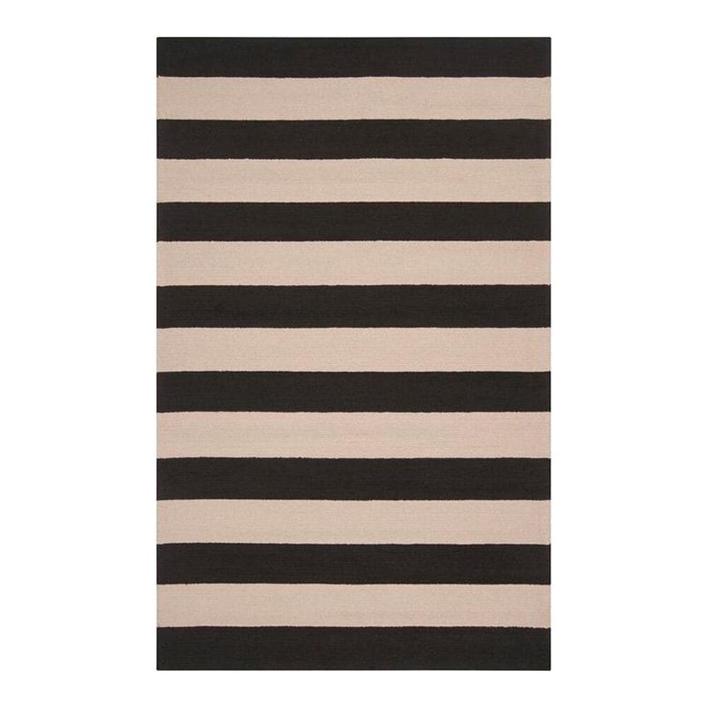 Surya Rain RAI-1079 5' x 8' Black Area Rug, , large