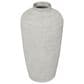 Maple and Jade 23" Decorative Vase with Linear Pattern in Distressed Cream, , large