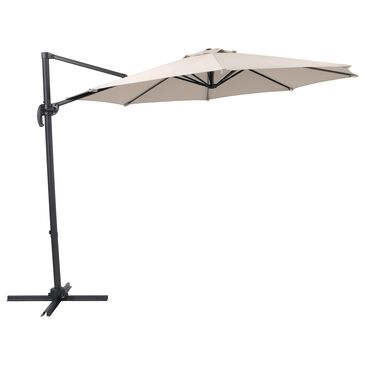 CorLiving 9.5" Off White Cantilever Umbrella without Base, , large