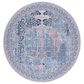 Safavieh Serapi 6"7" Round Ivory and Light Blue Area Rug, , large