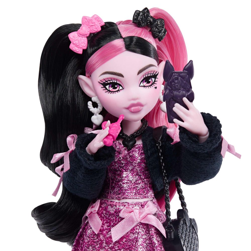 Monster High Draculaura Fashion Doll with Accessories, , large