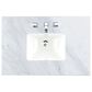 James Martin Vanities Lorelai 36" Single Vanity in Black Onyx with 3 cm Carrara White Marble Top, , large