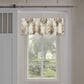 J. Queen New York Estelle 72" x 17" Window Straight Valance in Coral, Rose and Cream, , large