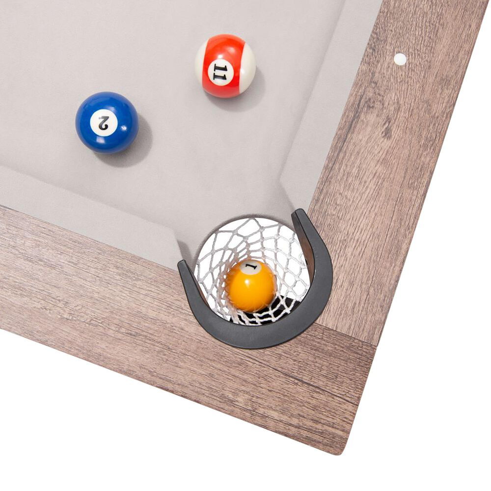 Zuo Modern Bonkers Pool Ping Pong Table in Brown, , large