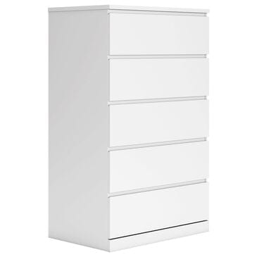 Ashley Onita 5-Drawer Chest in White, , large