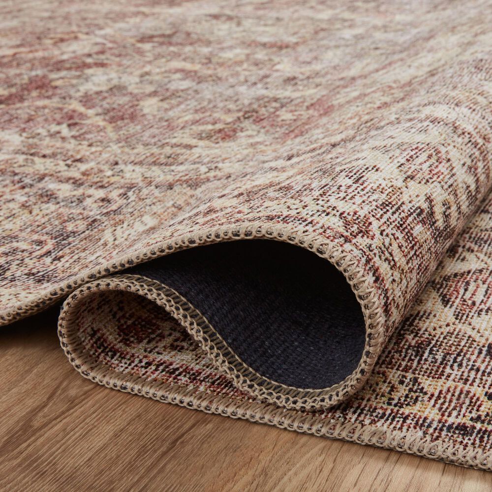 Amber Lewis x Loloi 7'6" x 9'6" Bordeaux and Antique Area Rug NFM