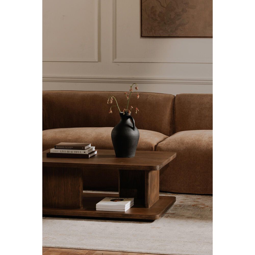 Moe's Home Collection Casey Small Coffee Table in Dark Brown, , large