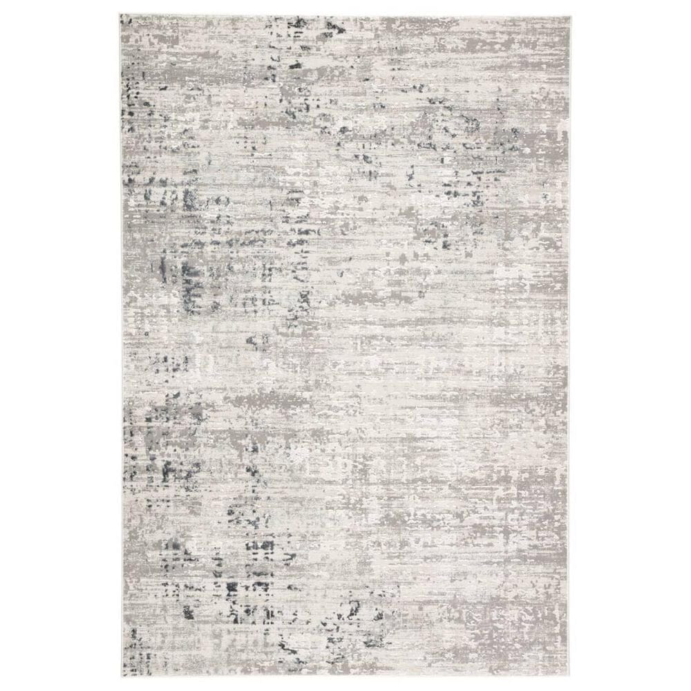 Jaipur Cirque Cian Light Gray and Dove 3"11" x 5"11" Area Rug, , large